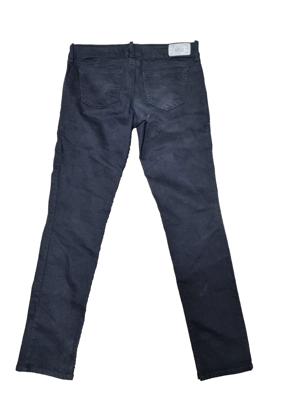 DIESEL Damen Jeans Grupee W32 L30 Schwarz | Super Slim Skinny Low Waist T1-4