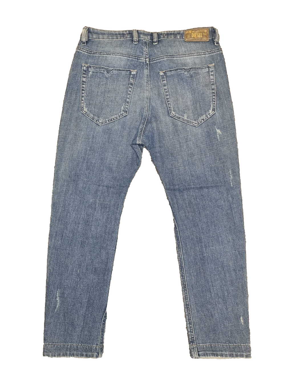 DIESEL Damen Jeans Eazee – Relaxed Boyfriend Low Waist – W28 L32 – Blau M6