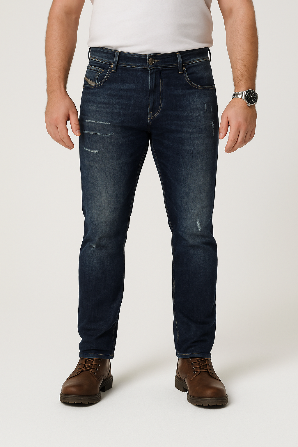 DIESEL Herren Jeans Krayver W28 L30 Slim Carrot Fit 00S5A3 R8FG4 K9