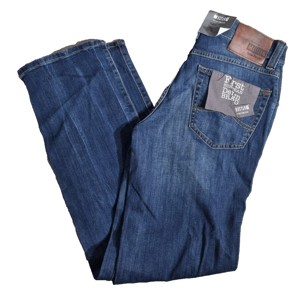 Mustang Herren Jeans Tramper Blau Slim Medium Straight | Mod. 1005708 5000 880