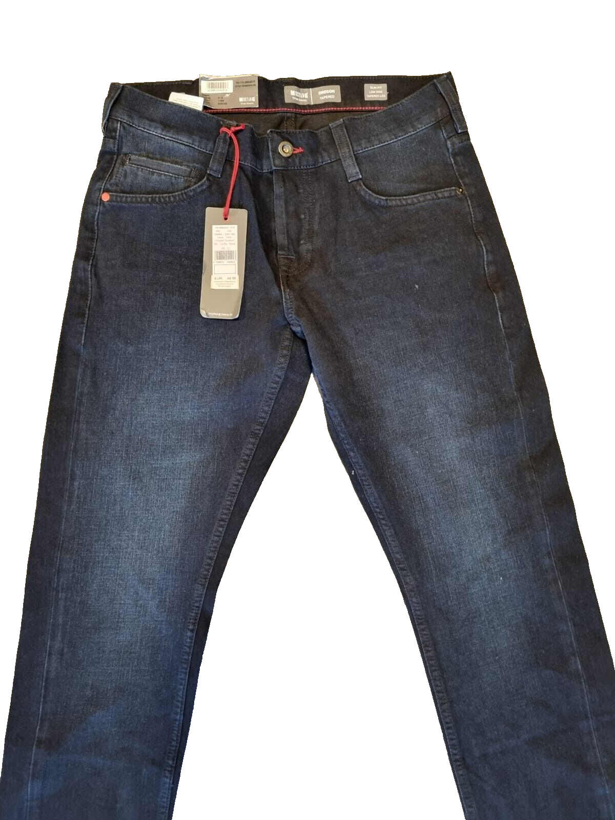 Mustang Herren Jeans Oregon Tapered Blau Slim Low 1004662 W30 L32 Mens BR1E2