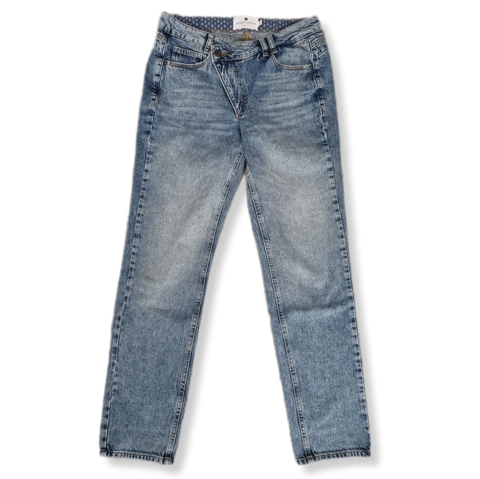 FREEMAN T. Porter Damen Jeans Harper Denim Frauen Hose Women Jeanshose Blau P3B2