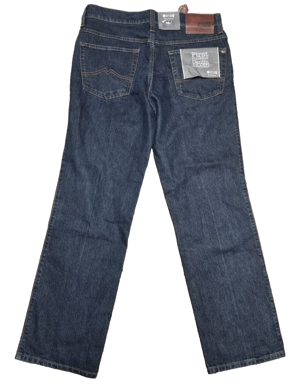 MUSTANG Herren Jeans Tramper W34 L30 Dunkelblau | Slim Medium Straight BR1C3