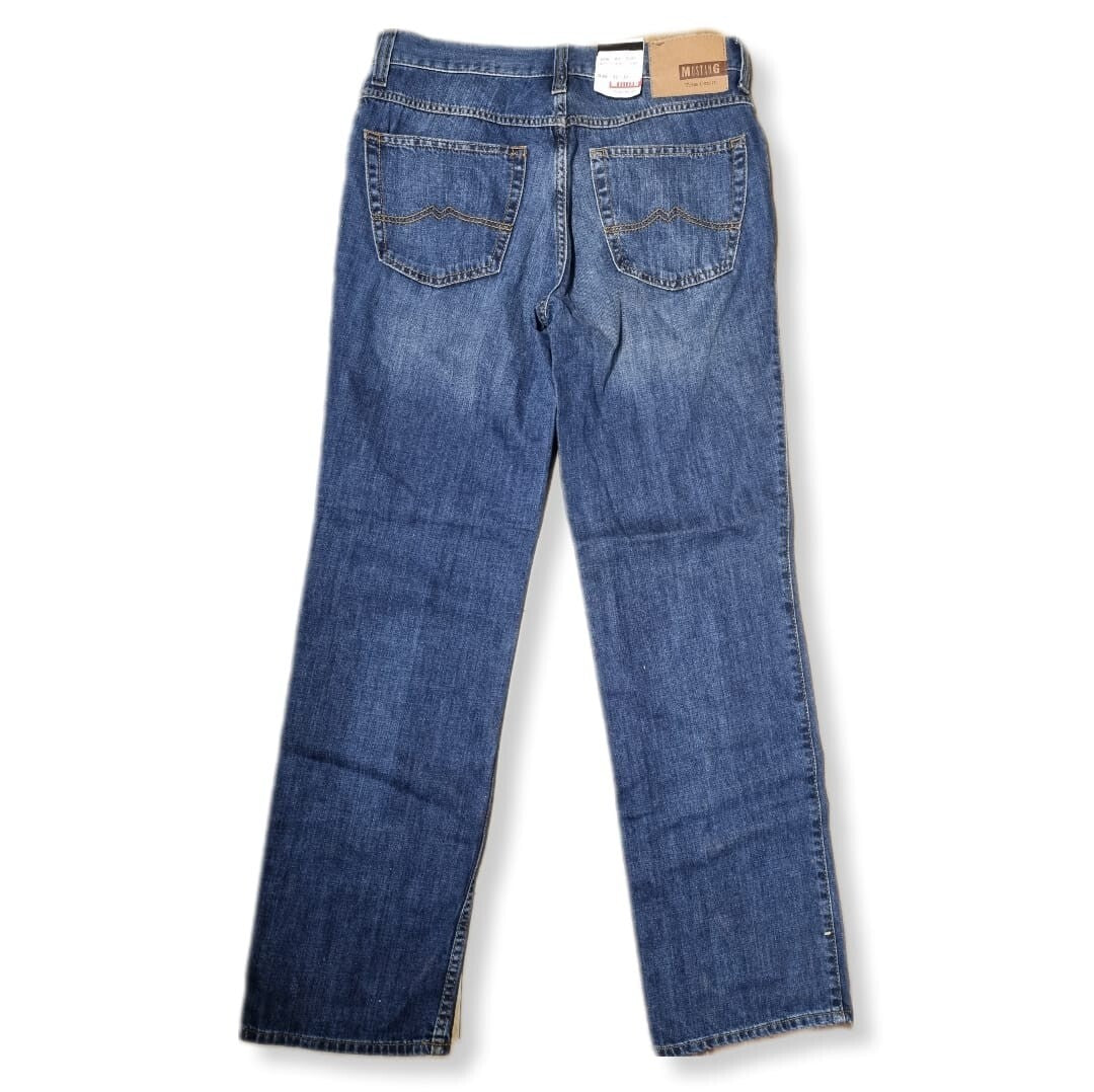 MUSTANG Herren Jeans Oklahoma Slim Medium Straight W32/L32 Blau BR2E1