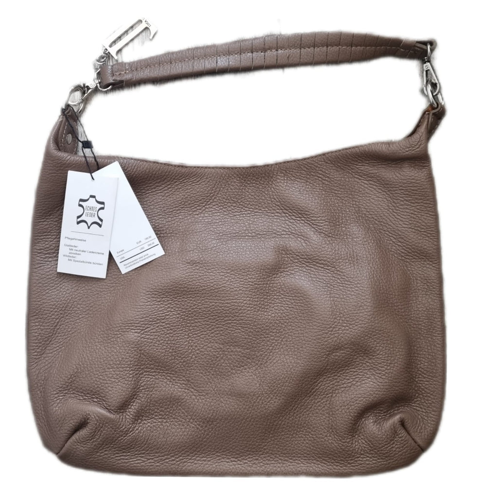 Damentasche Luca Lorenzo Beutel - echt Leder - Handtasche Umhängetasche braun