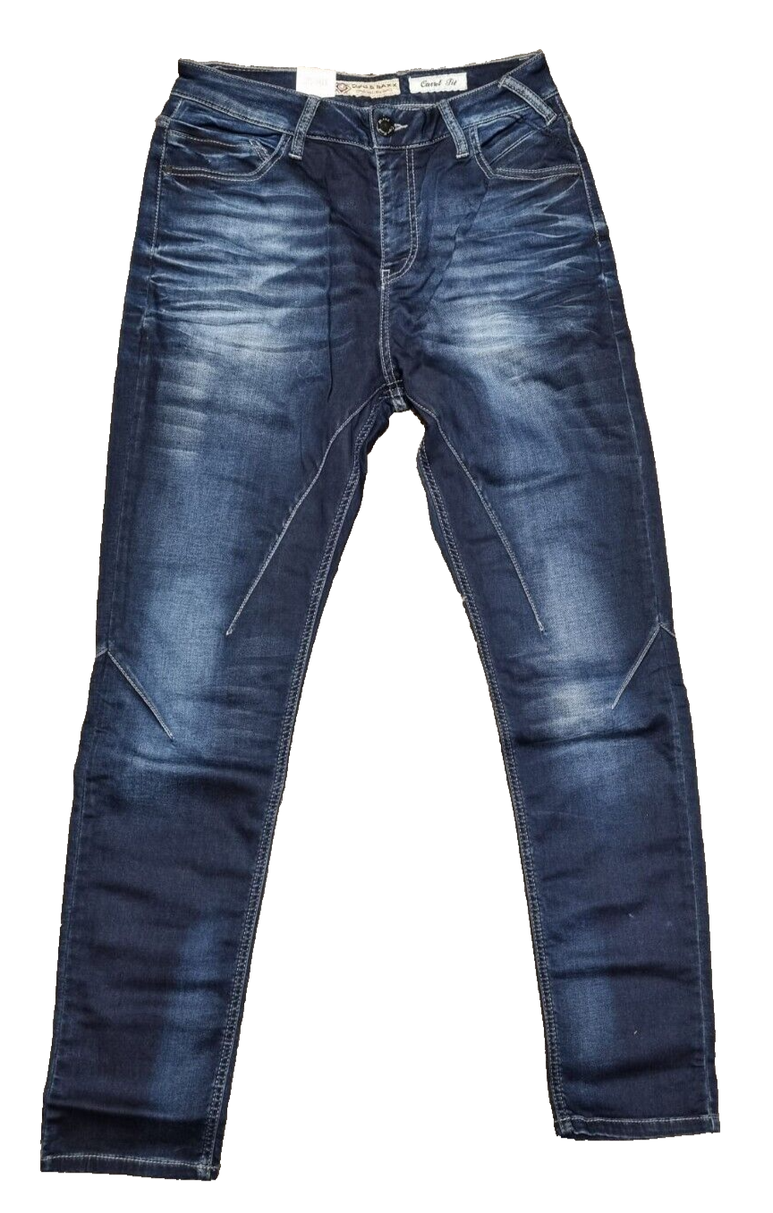 CIPO & BAXX Herren Jeans C44005 | Carrot Fit | Dunkelblau | W31 L32 Denim BR1C1
