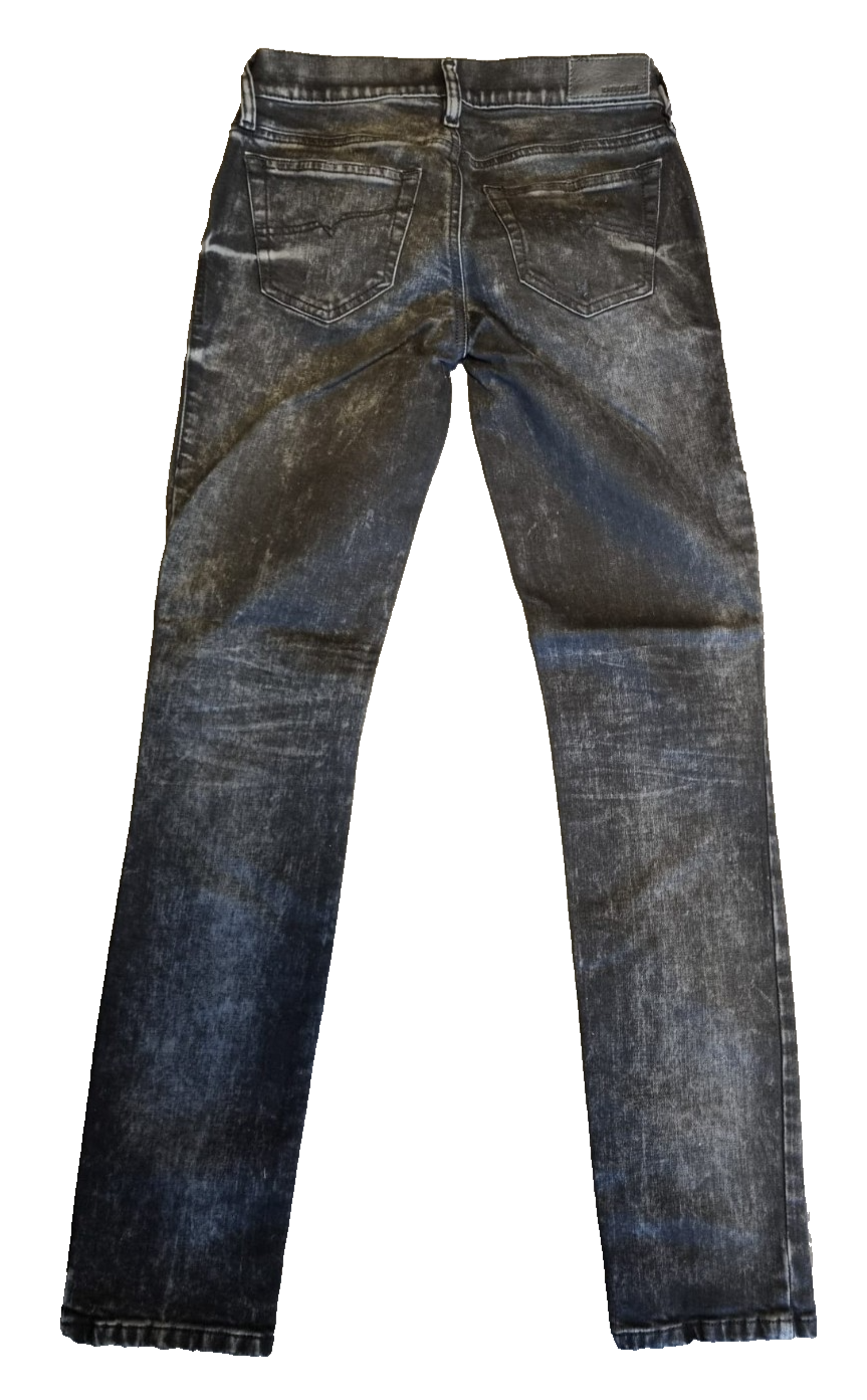 DIESEL Damen Jeans Grupee-RS Super Skinny Schwarz Sonderangebot W24 W25 W26 W31