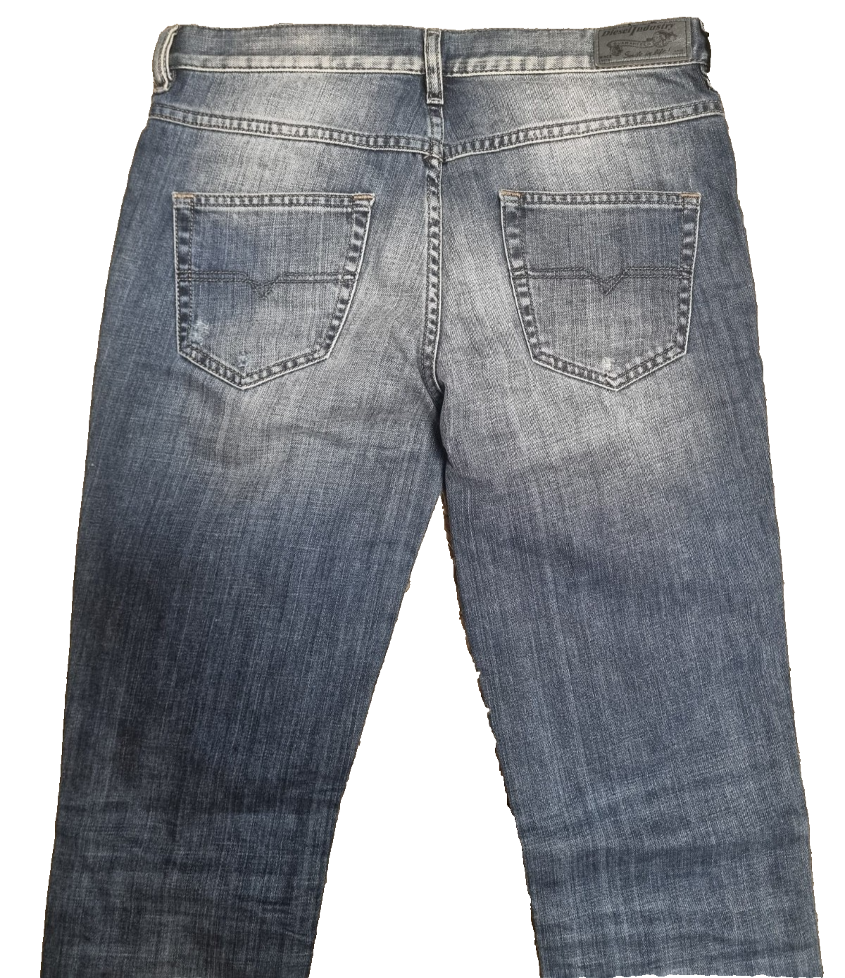 DIESEL Damen Jeans Belthy W26 L34 Slim Straight Blau Low Waist 0SSSJ 0853S M5