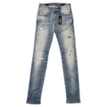 DIESEL Damen Jeans Grupee W25 L30 Blau Super Slim Skinny Low Waist Made in Italy
