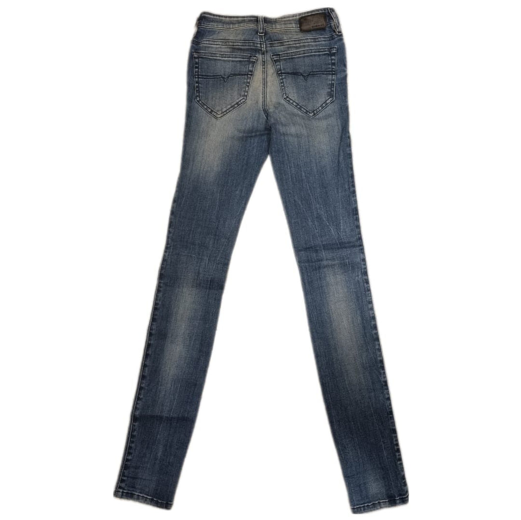 Diesel Damen Jeans Skinzee W24 L32 Super Slim Skinny Fit Regular Waist 0679W T11