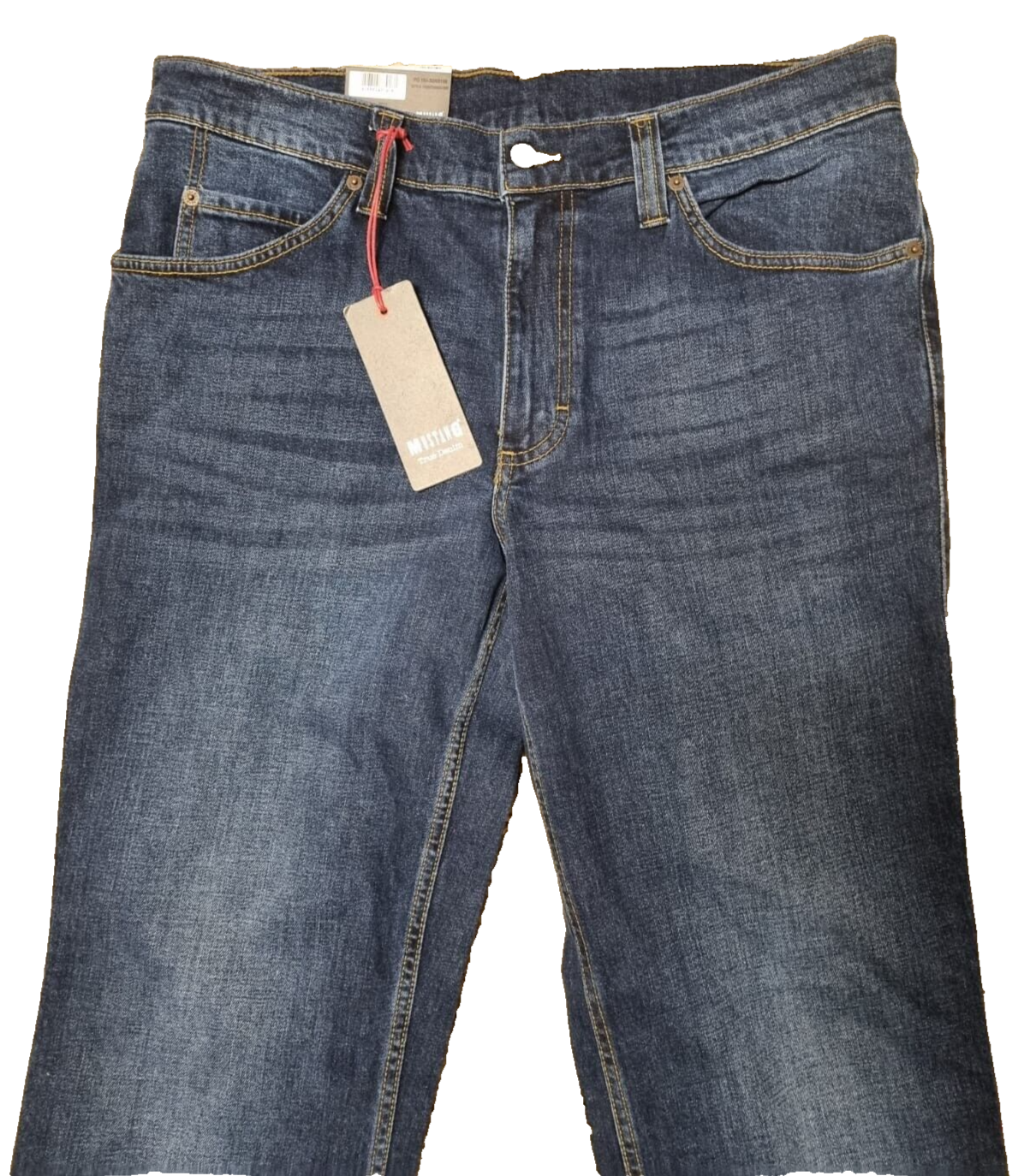 Mustang Herren Jeans Oklahoma Slim Medium Straight W36 L32 - Bequem & Blau t2-1