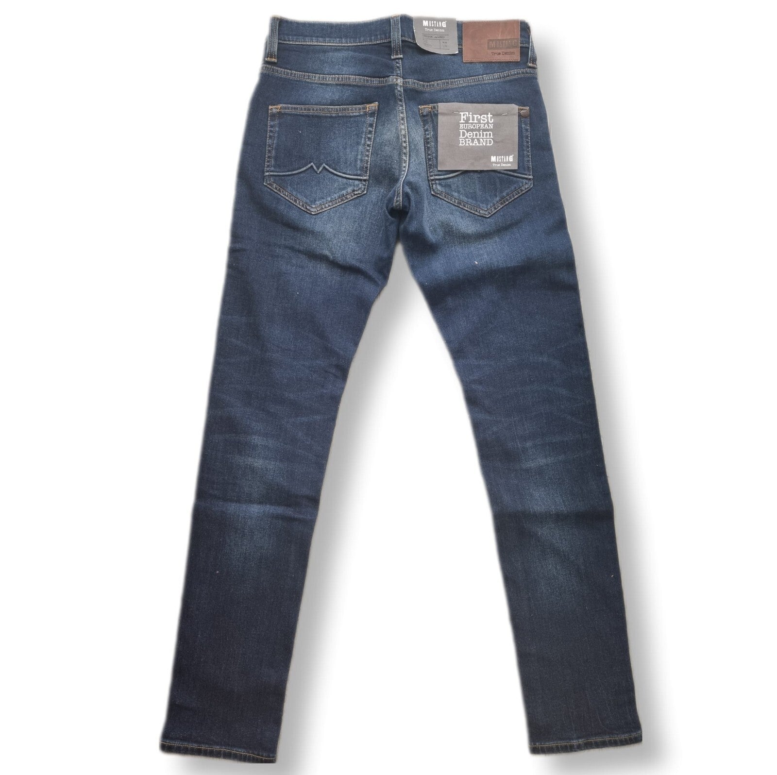 Mustang Herren Jeans Oregon Tapered Blau Slim Low 1005235 983 W29 L32 Mens BR2E3