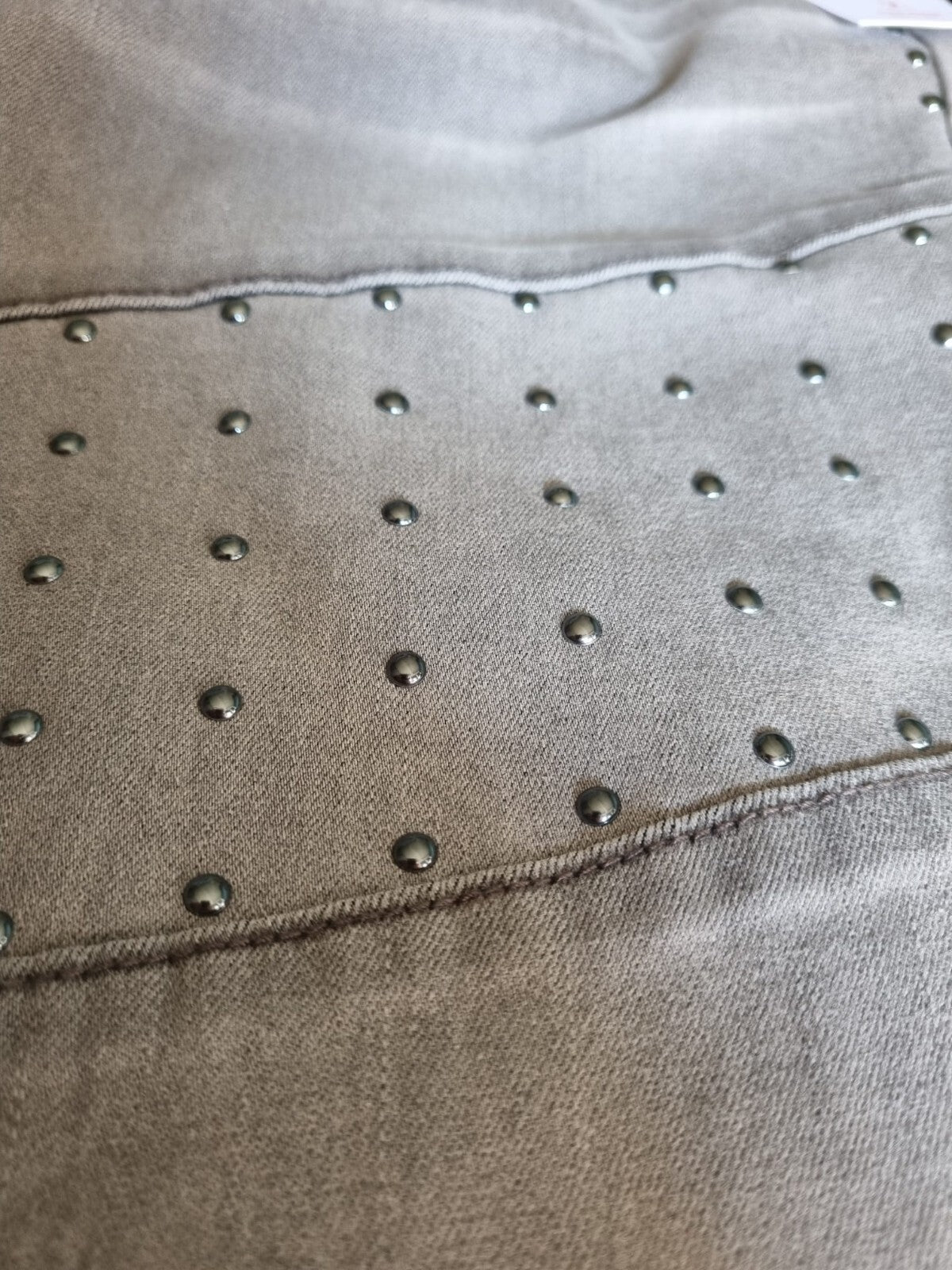 ARIZONA Damen Jeans Biker Frauen Hose Skinny Jeanshose Rot Gr. 38 Grau  PLR3B2