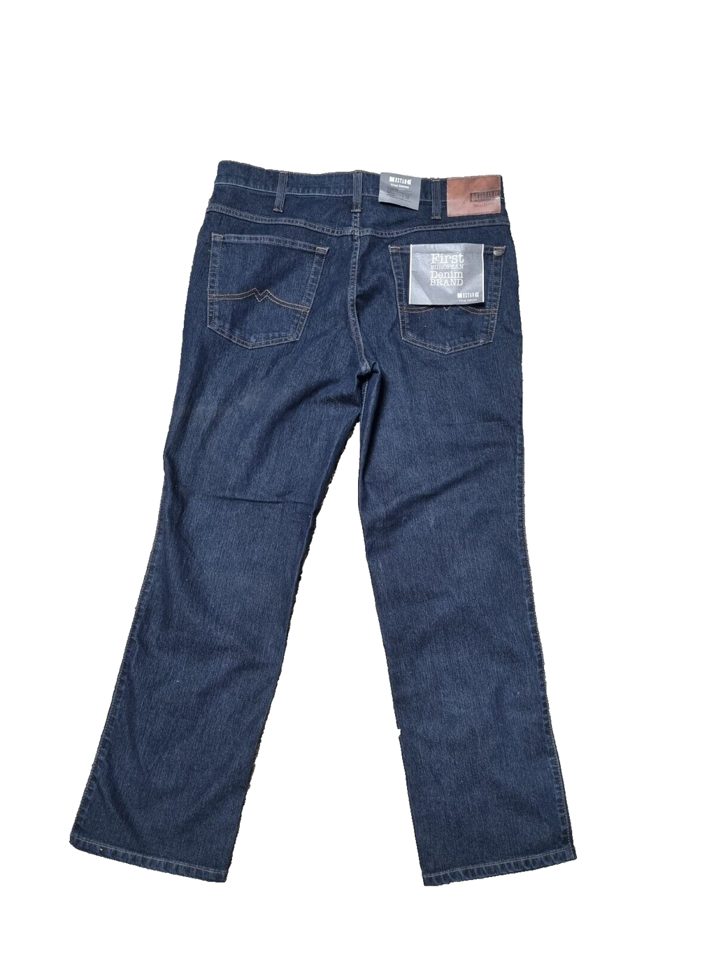 MUSTANG Herren Jeans TRAMPER W38 L30 Slim Fit Blau Straight Leg TOP Preis B3-3