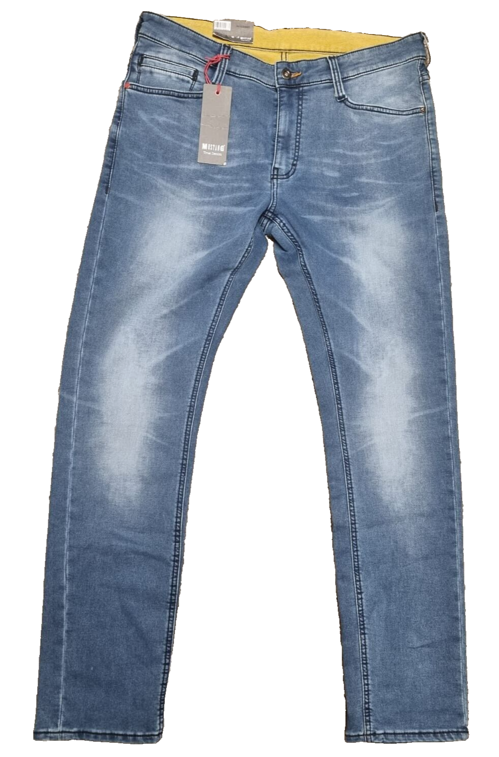 MUSTANG Herren Jeans Oregon Tapered K Blau | Slim Low Tapered | Sonderpreis BR1C