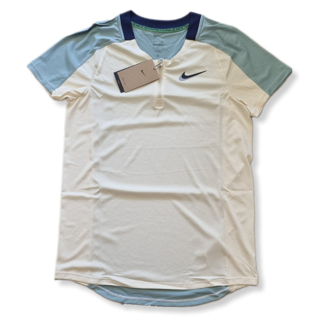 Nike Herren T-Shirt Mens Court Slam Ultimate Dri-FIT  Tennis Zip Polo Slim Fit