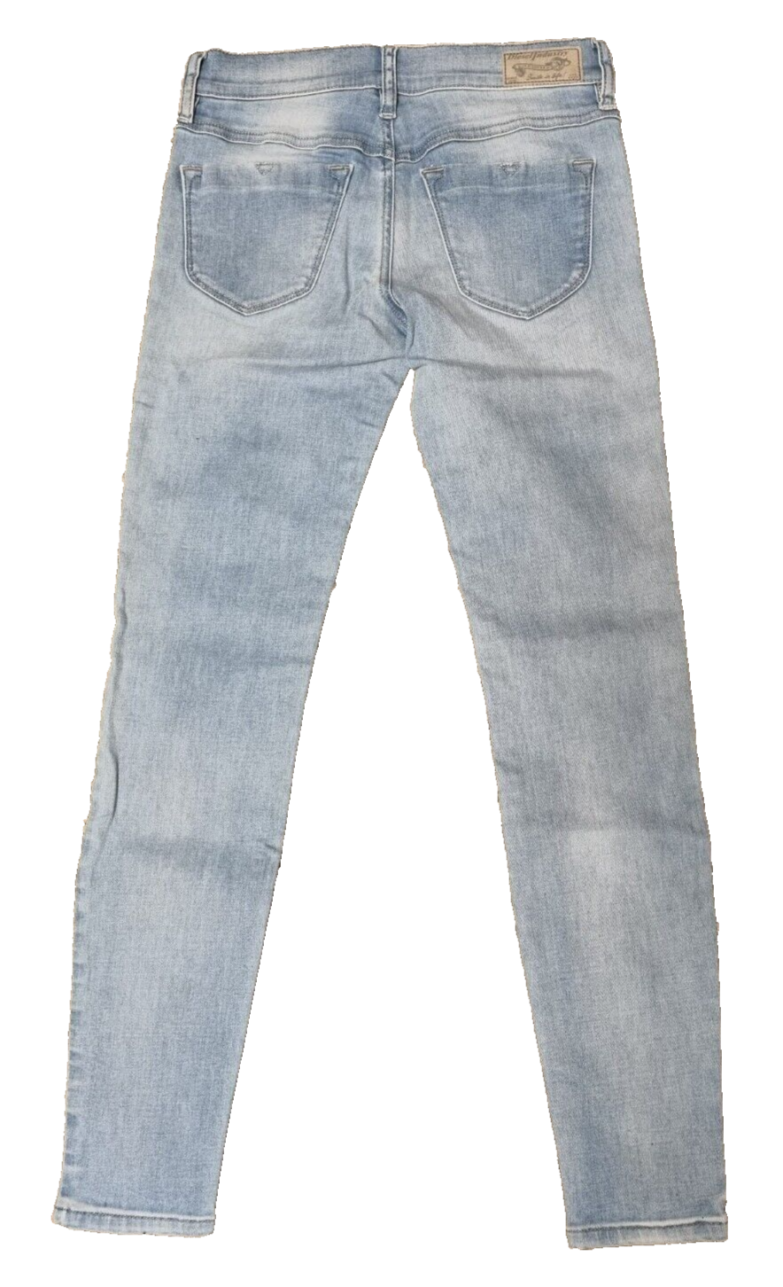 DIESEL Damen Jeans Livier-Ankle W27 Hellblau Super Slim Jegging T3-2