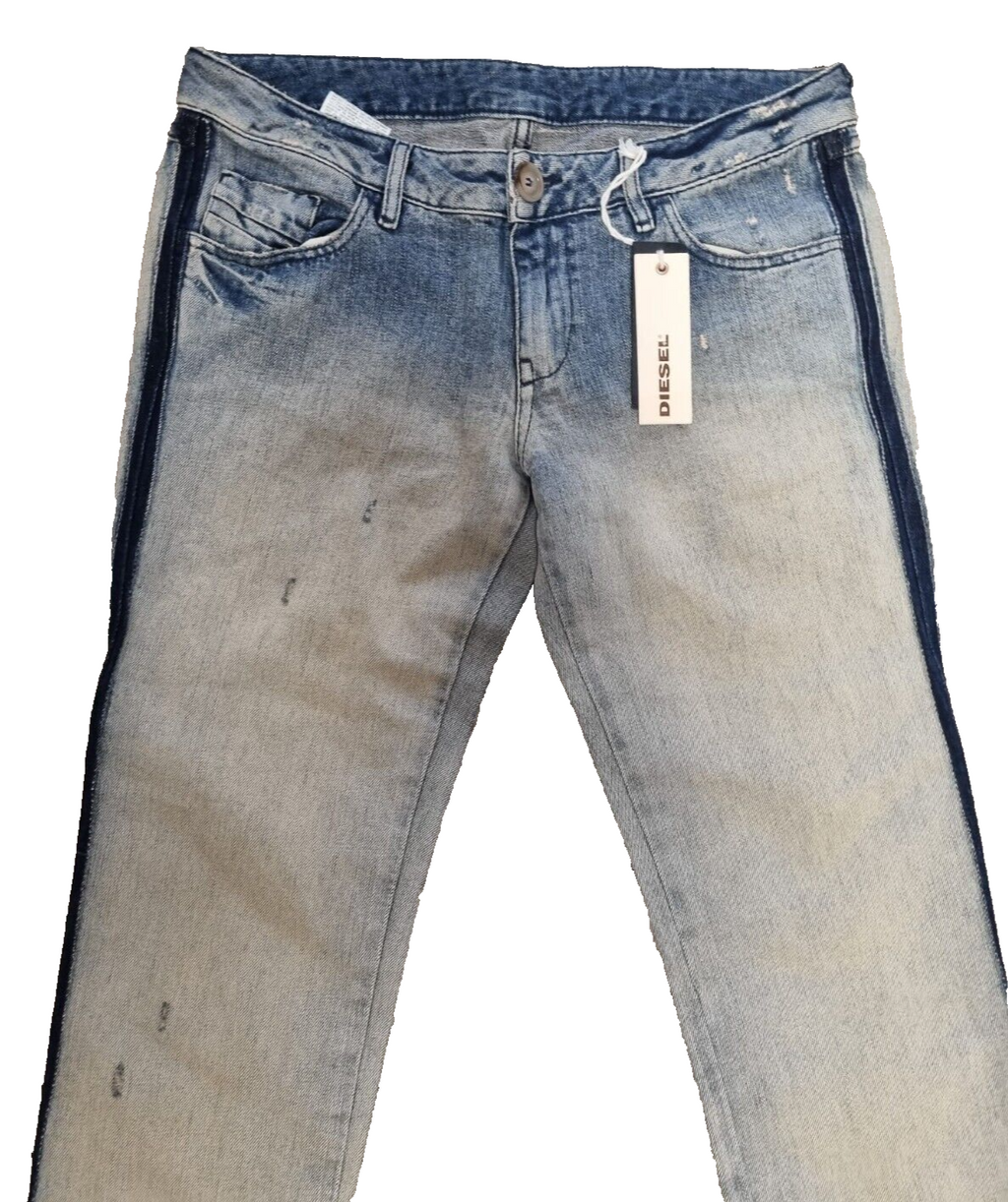 DIESEL BLACK GOLD Herren Jeans W33 L32 Modern mit Seitenstreifen BR3E3