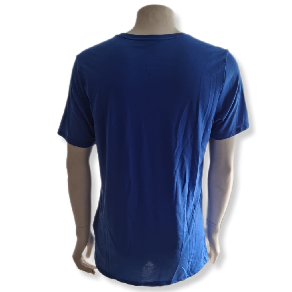 Nike Herren T-Shirt Athlete Blau Mens Tee Dry-Fit Training Sport Fitness Dri