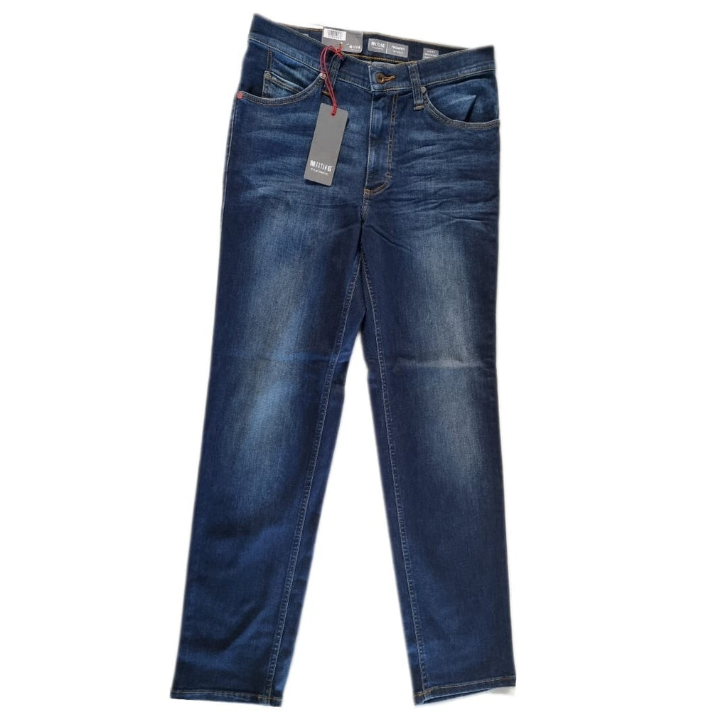 Mustang Herren Jeans Blau Tramper Tapered 1005229 5000 983 - Slim Medium W30 L32