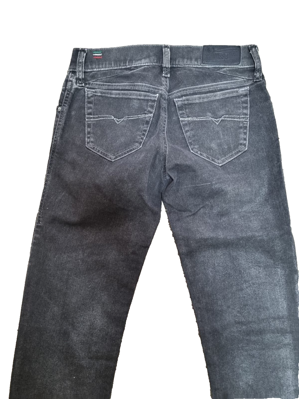 DIESEL Damen Jeans Getlegg W25 L32 | 0601C Slim Skinny Low Waist T1-4