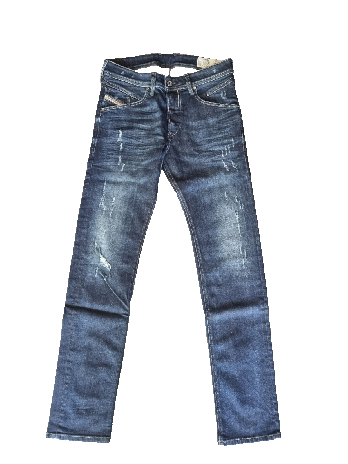 Diesel BELTHER-R Herren Jeans W28 L32 Regular Slim Tapered 00SWI1 R844T SLR7B3