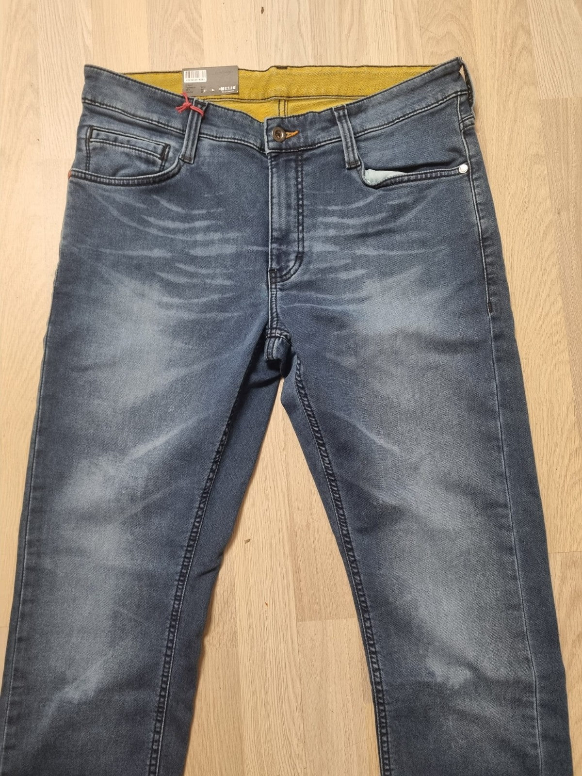 MUSTANG Herren Jeans Oregon Tapered K W34 L30 Slim Low Tapered Blau 1004040 K3