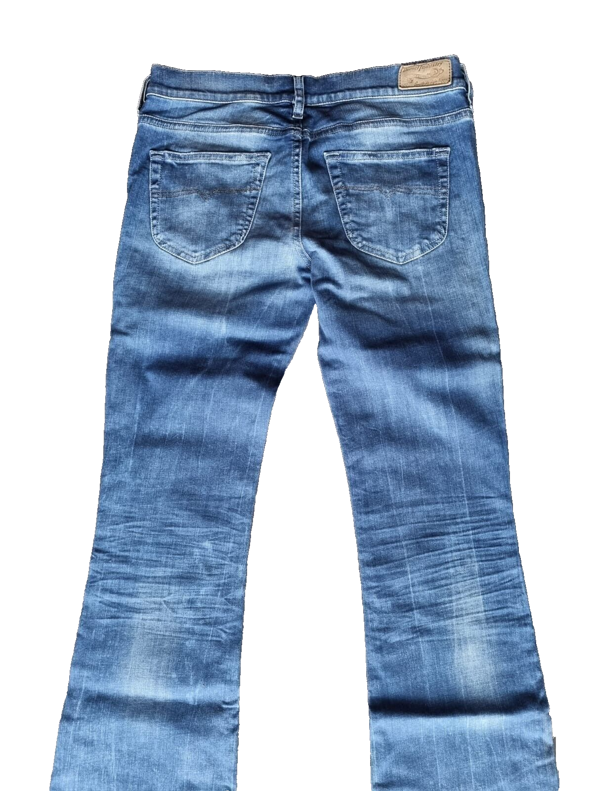 DIESEL Damen Jeans Louvboot W32 L32 Stretch Slim Bootcut Low Waist Jeanshose