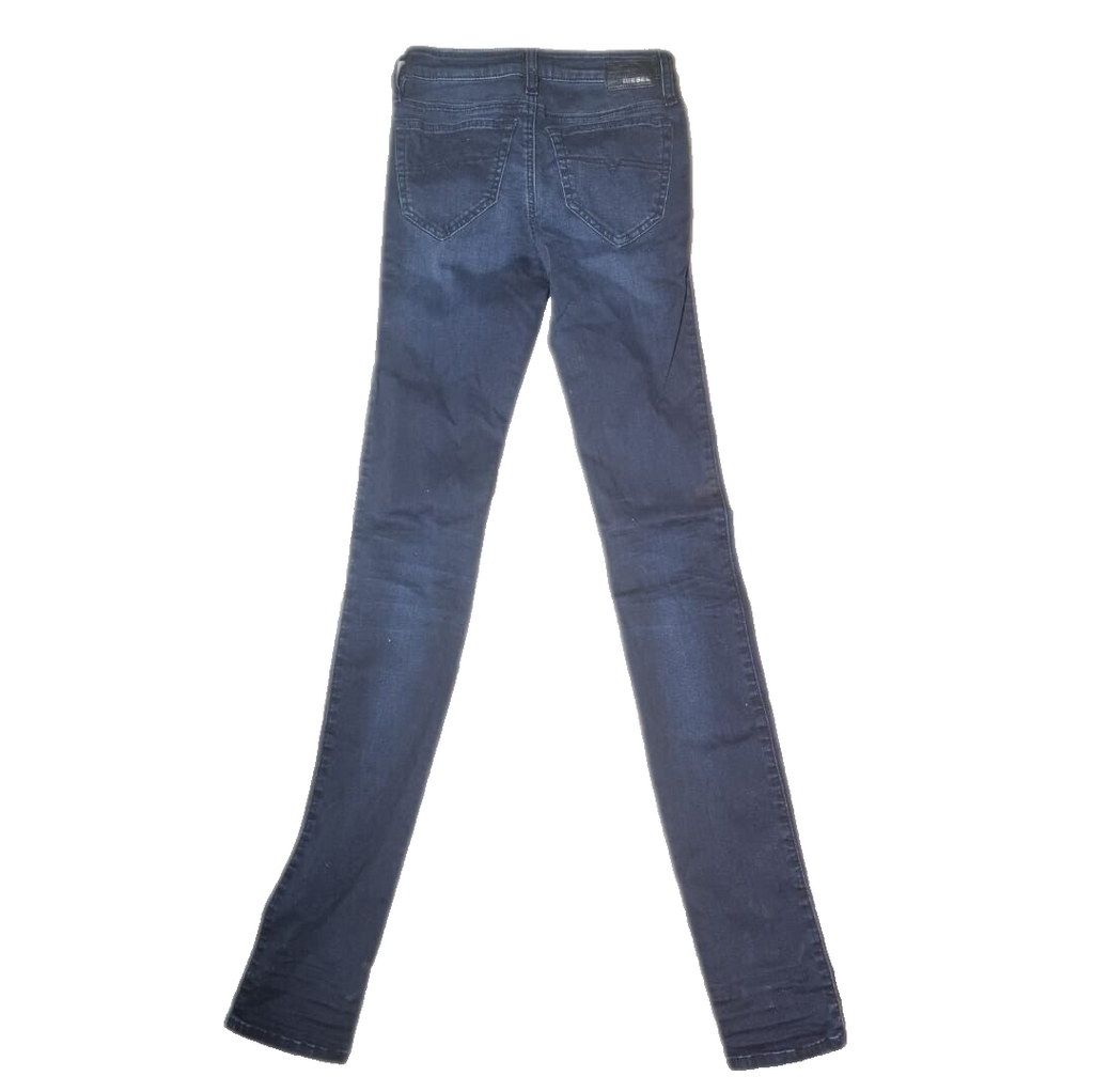 DIESEL Damen Jeans Skinzee Super Slim Skinny Regular Waist W23 L34 Blau BR1D1