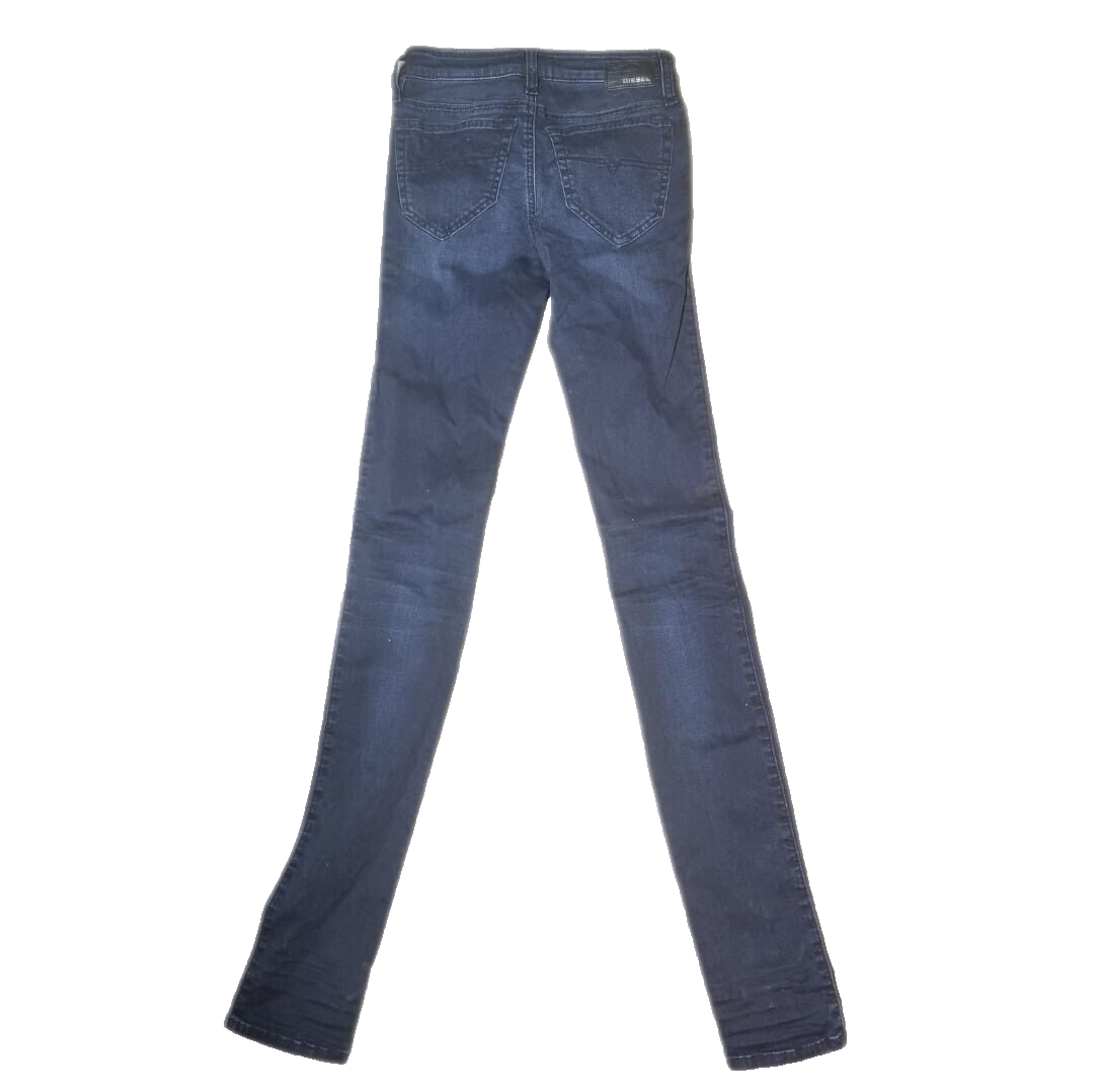 DIESEL Damen Jeans Skinzee Super Slim Skinny Regular Waist W23 L34 Blau BR1D1
