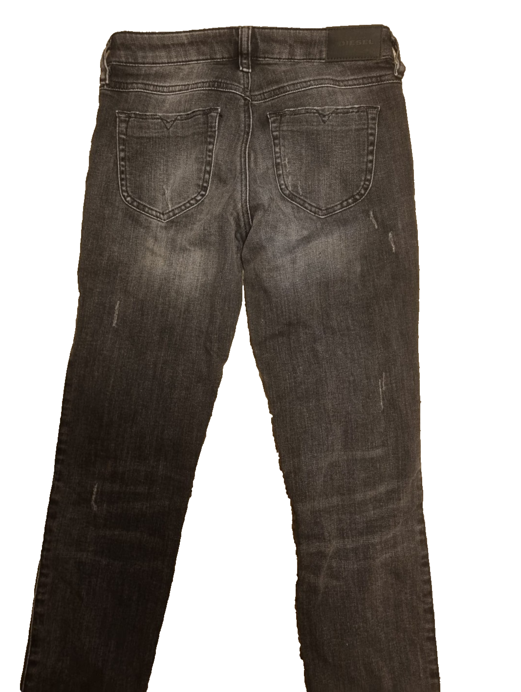 DIESEL Damen Jeans Gracey W23 L32 Super Slim Skinny Grau Low Waist 084NQ M5