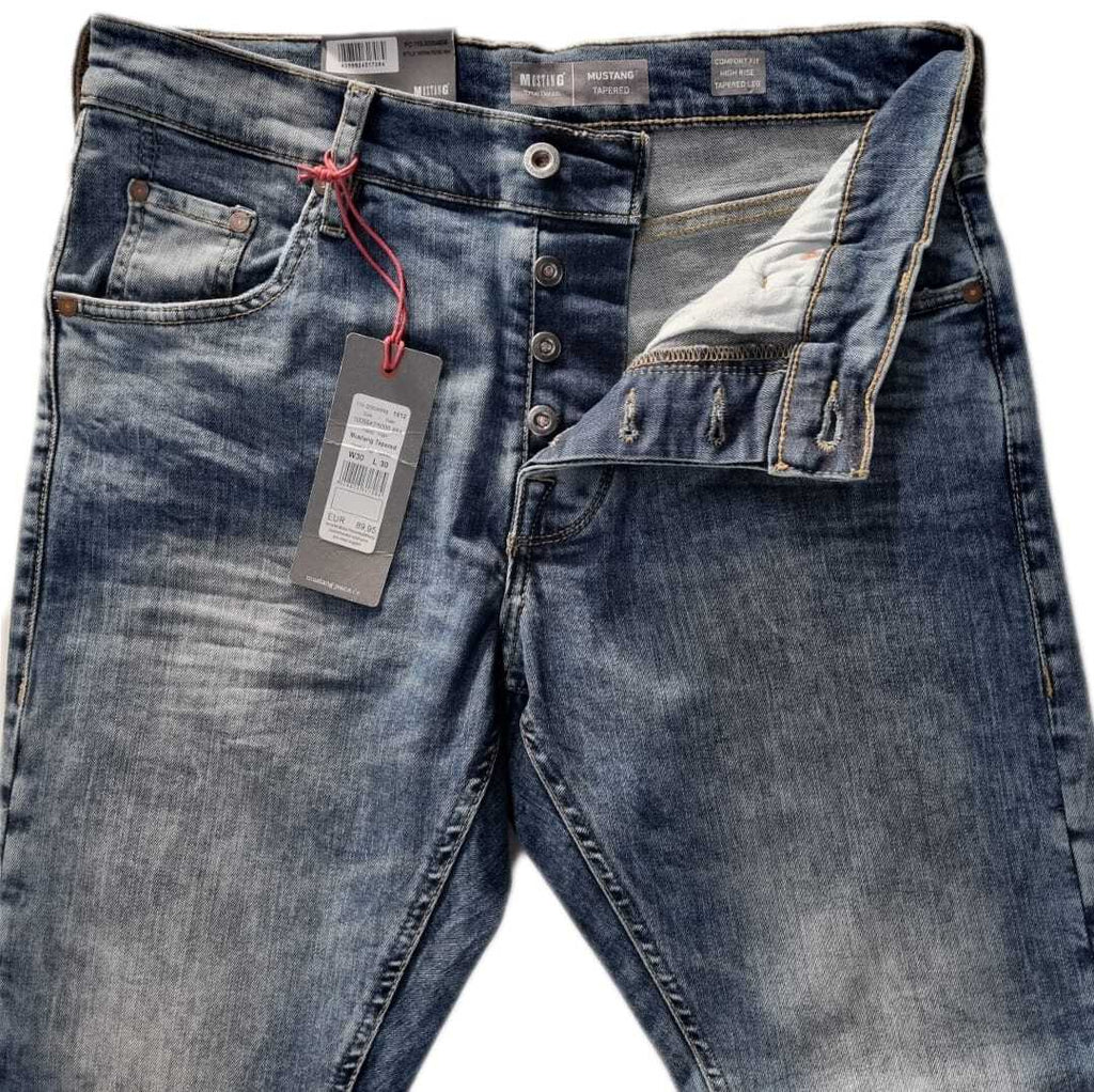 Mustang Herren Jeans Tapered Comfort High Taperes 1005647 5000 884 MR4C3