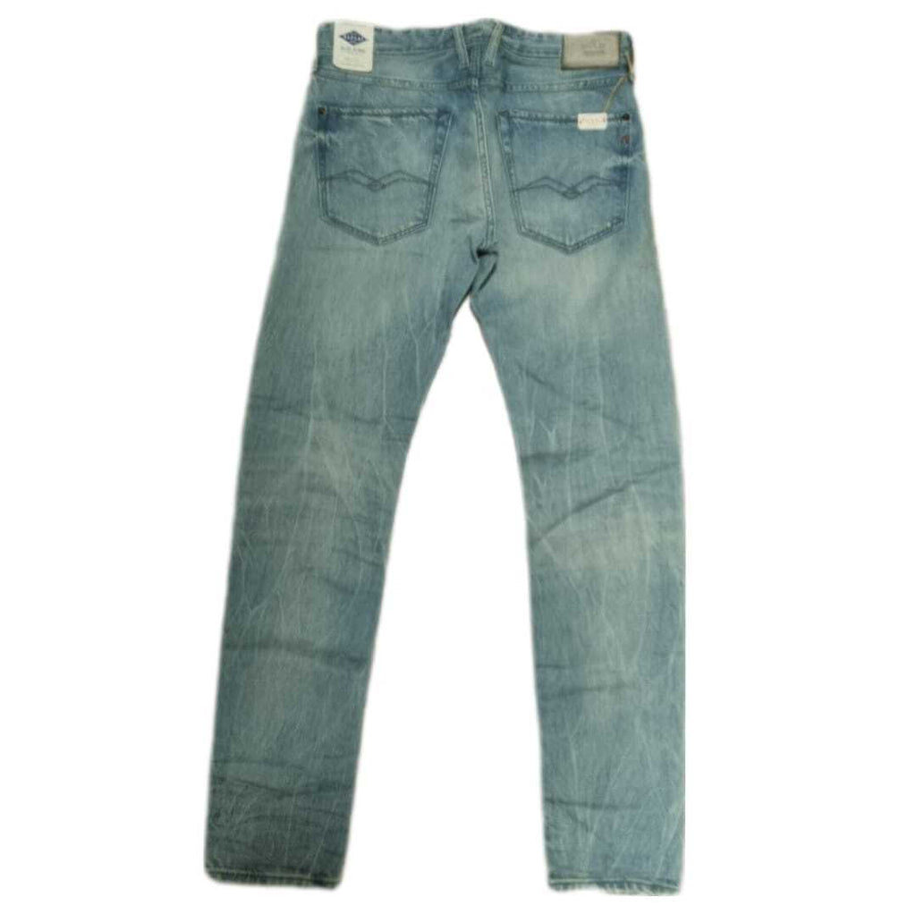 Replay Herren Jeans Masig MA919 – Slim Fit Tapered – Blau W28 W30 W31 W32