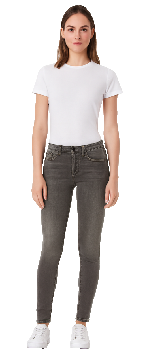 DIESEL Damen Jeans Skinzee 00S142084BZ W27 L32 | Skinny Stretch | Dirty Grey