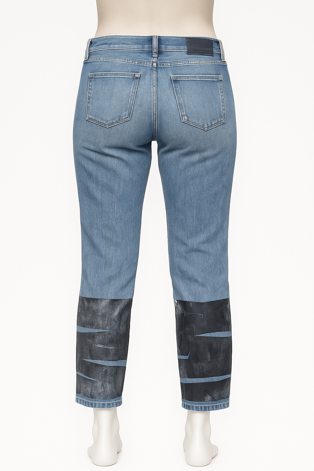 DIESEL Black Gold Damen Jeans Papryl-A Straight Fit Blau W33 L30 Made Italy M1