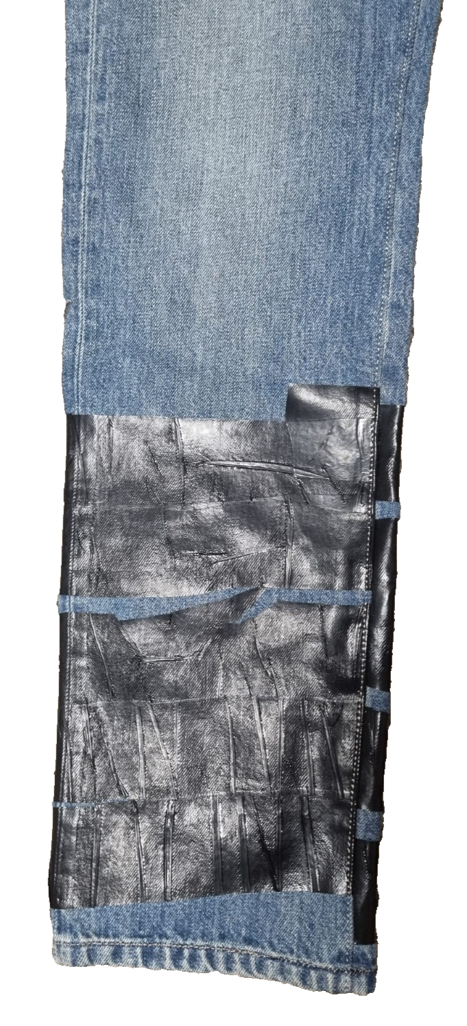 DIESEL Black Gold Damen Jeans Papryl-A Straight Fit Blau W33 L30 Made Italy M1