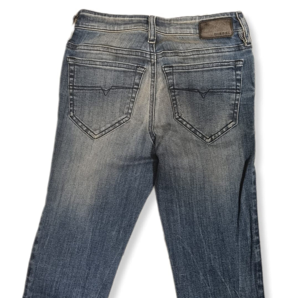 Diesel Damen Jeans Skinzee W24 L32 Super Slim Skinny Fit Regular Waist 0679W T11