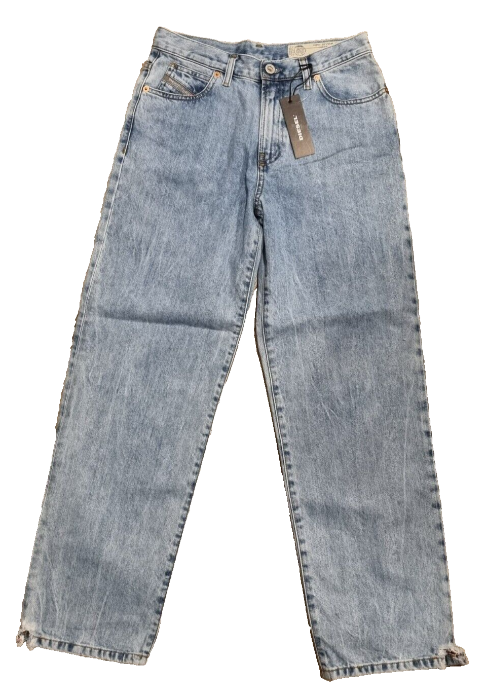 DIESEL Damen Jeans Hose NICLAH W25 L32 Blau 084RE High Waist Regular Straight E6