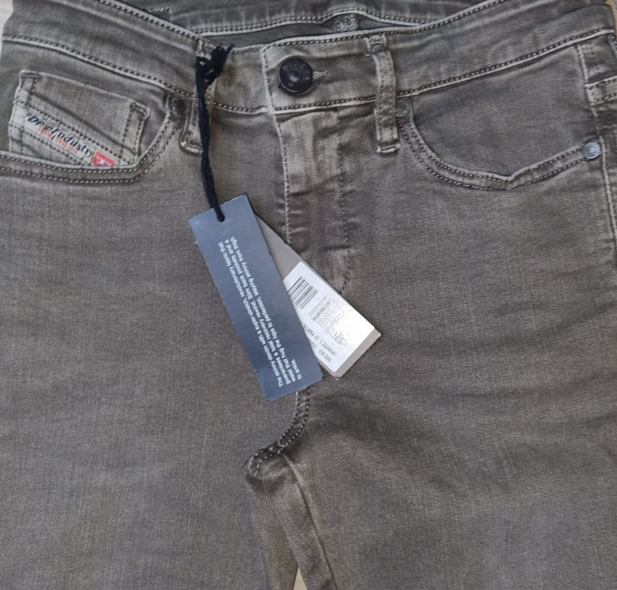 DIESEL Damen Jeans Skinzee 00S142084BZ W27 L32 | Skinny Stretch | Dirty Grey