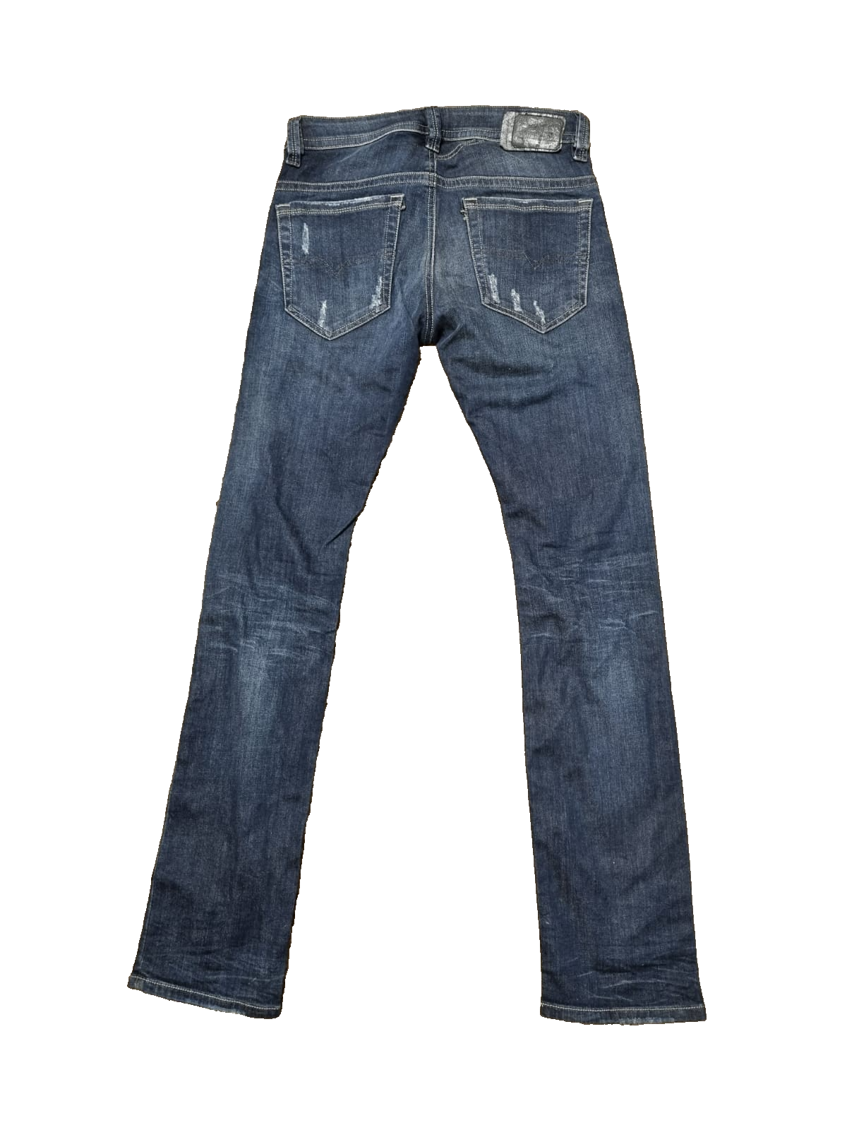DIESEL Herren Jeans THAVAR W27 L30 Blau Slim Skinny Fit Designer Mode M1