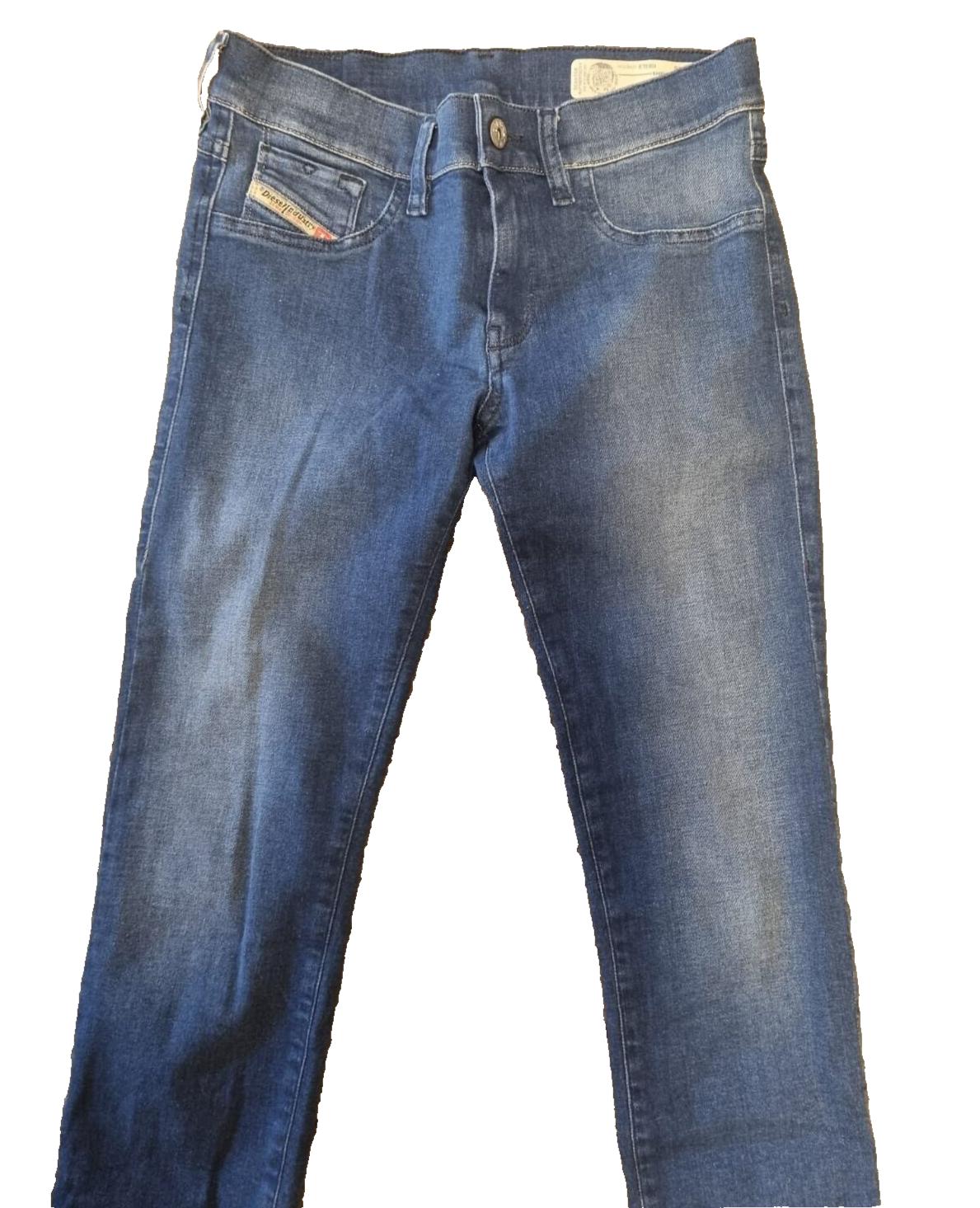 DIESEL Damen Jeans Livier W26 – Super Slim Jegging – Low Waist – Blau BR3E1