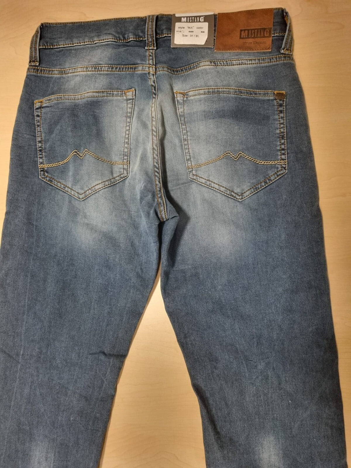 Mustang Herren Jeans Oregon Tapered K W31 L30 - Slim Low Tapered 1001902 5000 D4