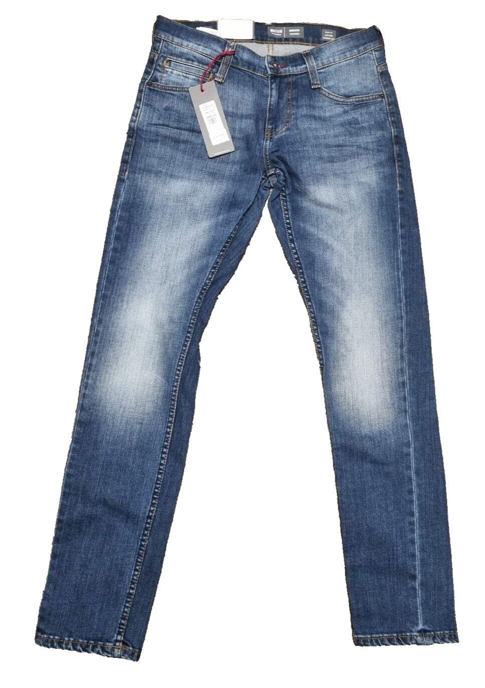 MUSTANG Herren Jeans Oregon Tapered W29 L32 Blau | Slim Low Tapered BR1C3