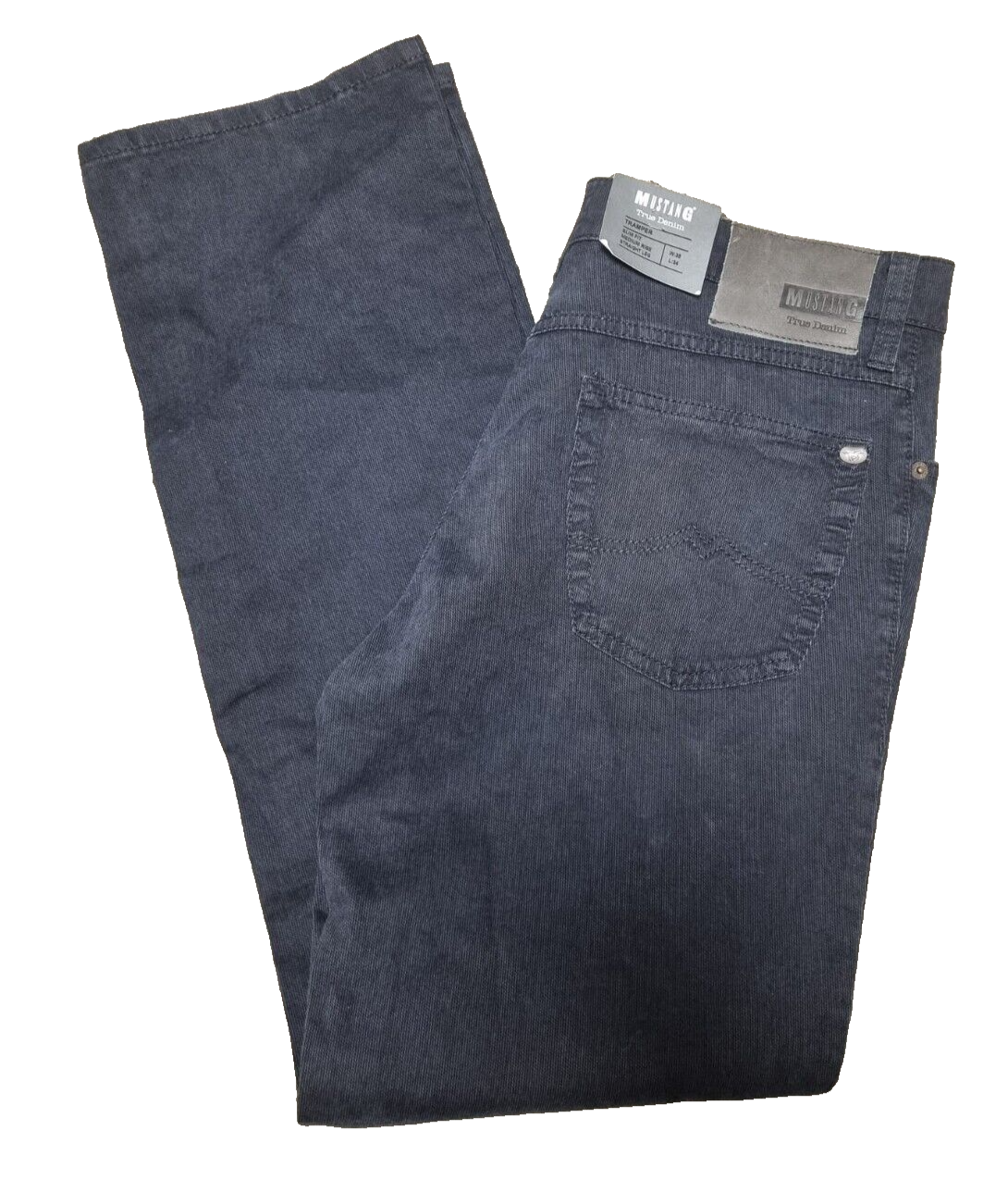 MUSTANG Herren Jeans Tramper Slim Medium Straight Dunkelblau W35 L34 BR1C3