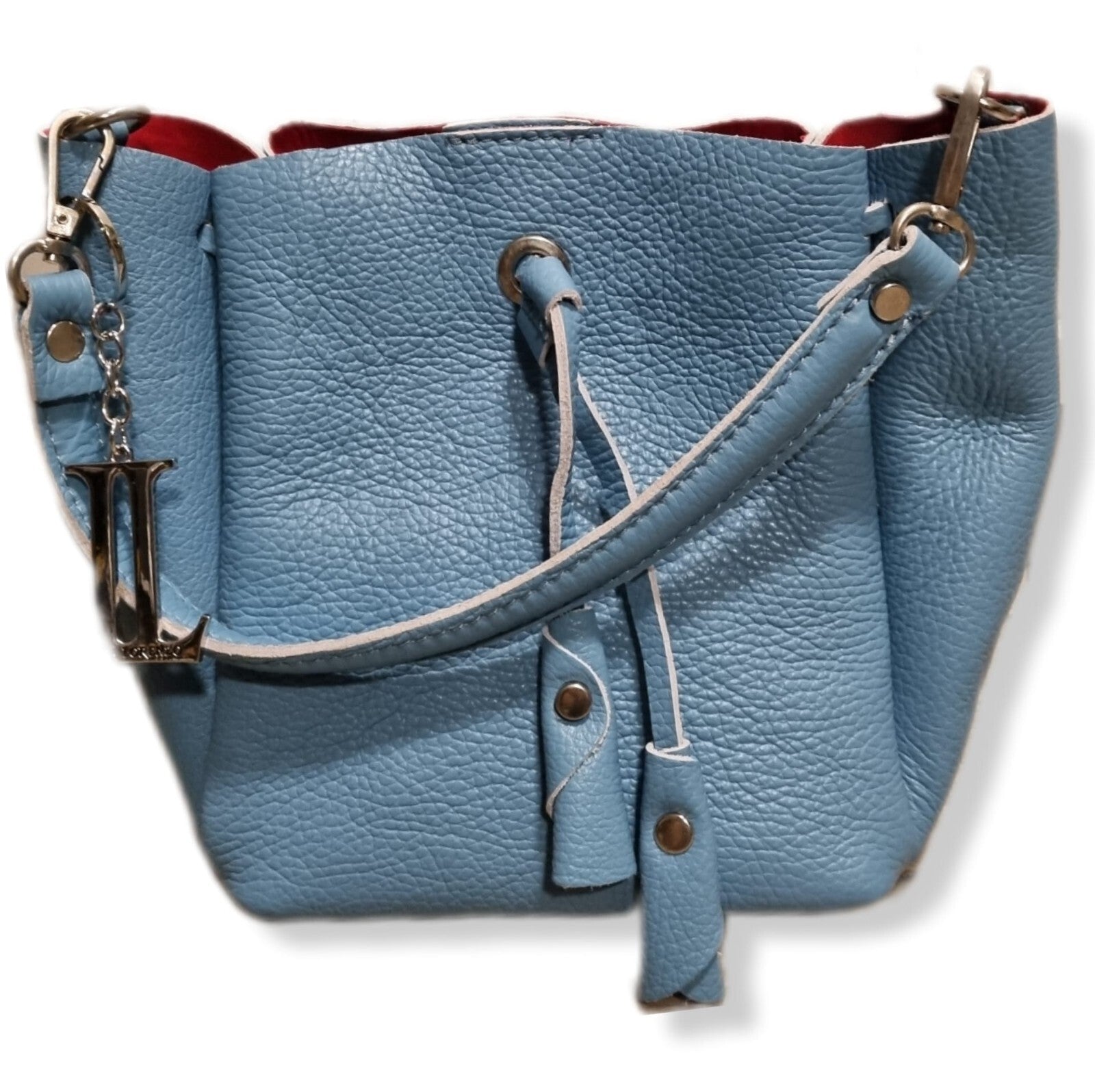 Damen Tasche Beutel LUCA LORENZO Ledertasche Beuteltasche Umhängetasche LL-29