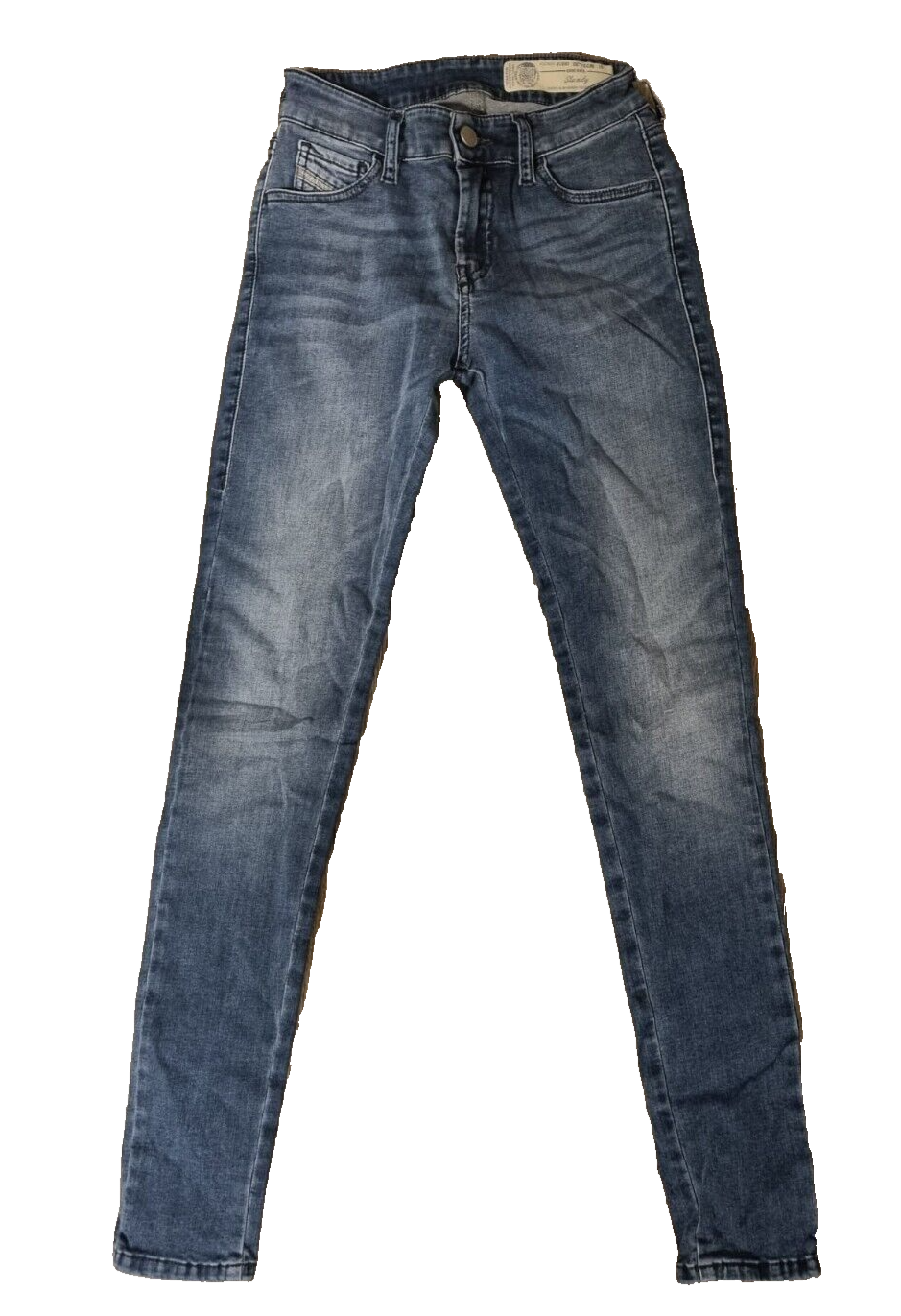 DIESEL Damen Jeans Modell Slandy Super Slim Skinny Regular Waist W23 L30 SLR4b1