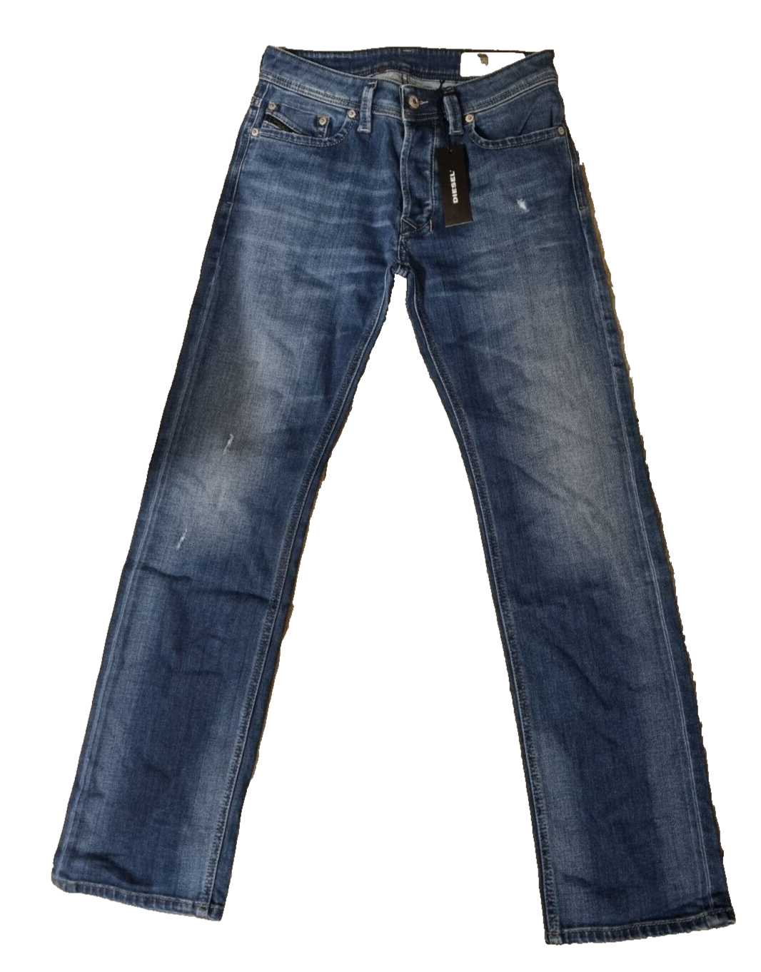 DIESEL Herren Jeans Larkee Regular Straight W28 L30 Blau 084QQ Denim Hose SLR4B1