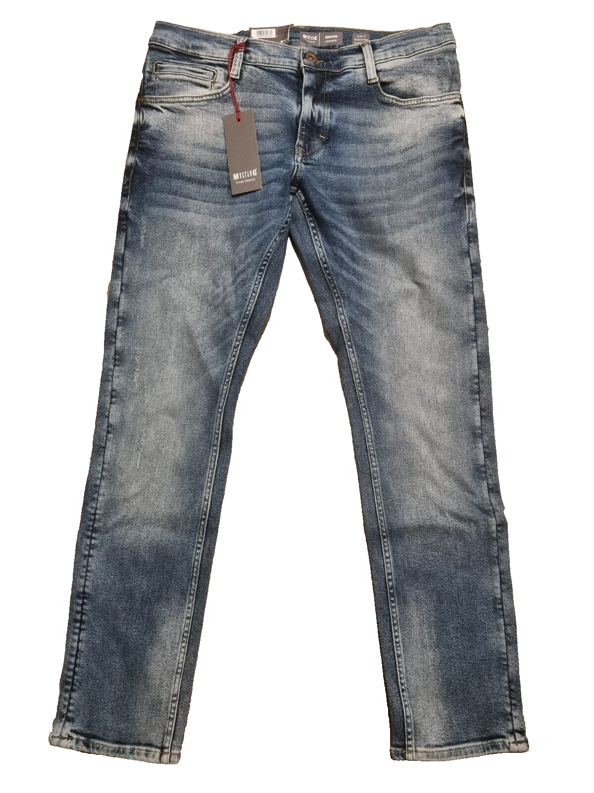 MUSTANG Herren Jeans Oregon Tapered Slim Fit Blau Modell 1005684 Stretch SLR6C3