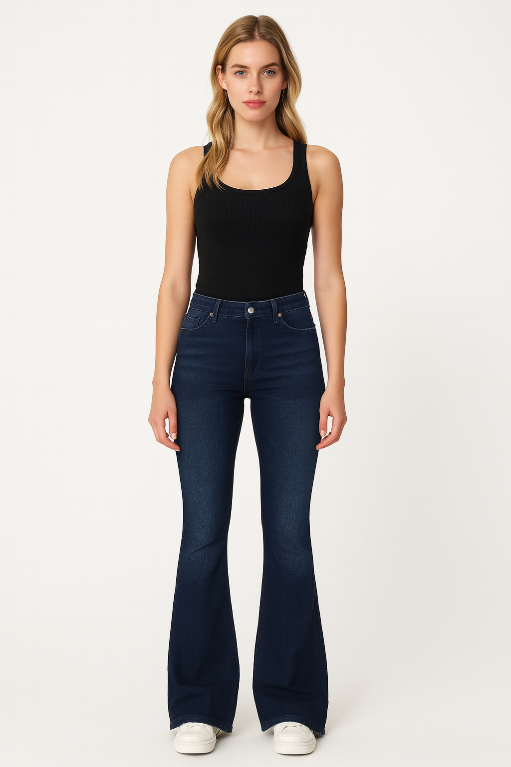 Diesel Skinzee-Flarre H Damen Jeans Super Slim Flare High Waist W25 L32 0675H D7