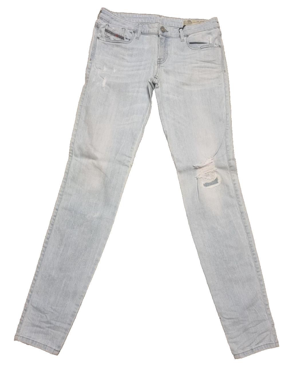 DIESEL Damen Jeans Gracey W29 L34 Super Slim Skinny Low Waist Hellblau 0689L  M5